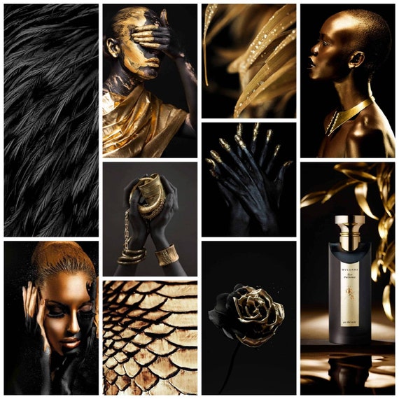 Detail Gambar Aesthetic Black Gold Girl Nomer 7