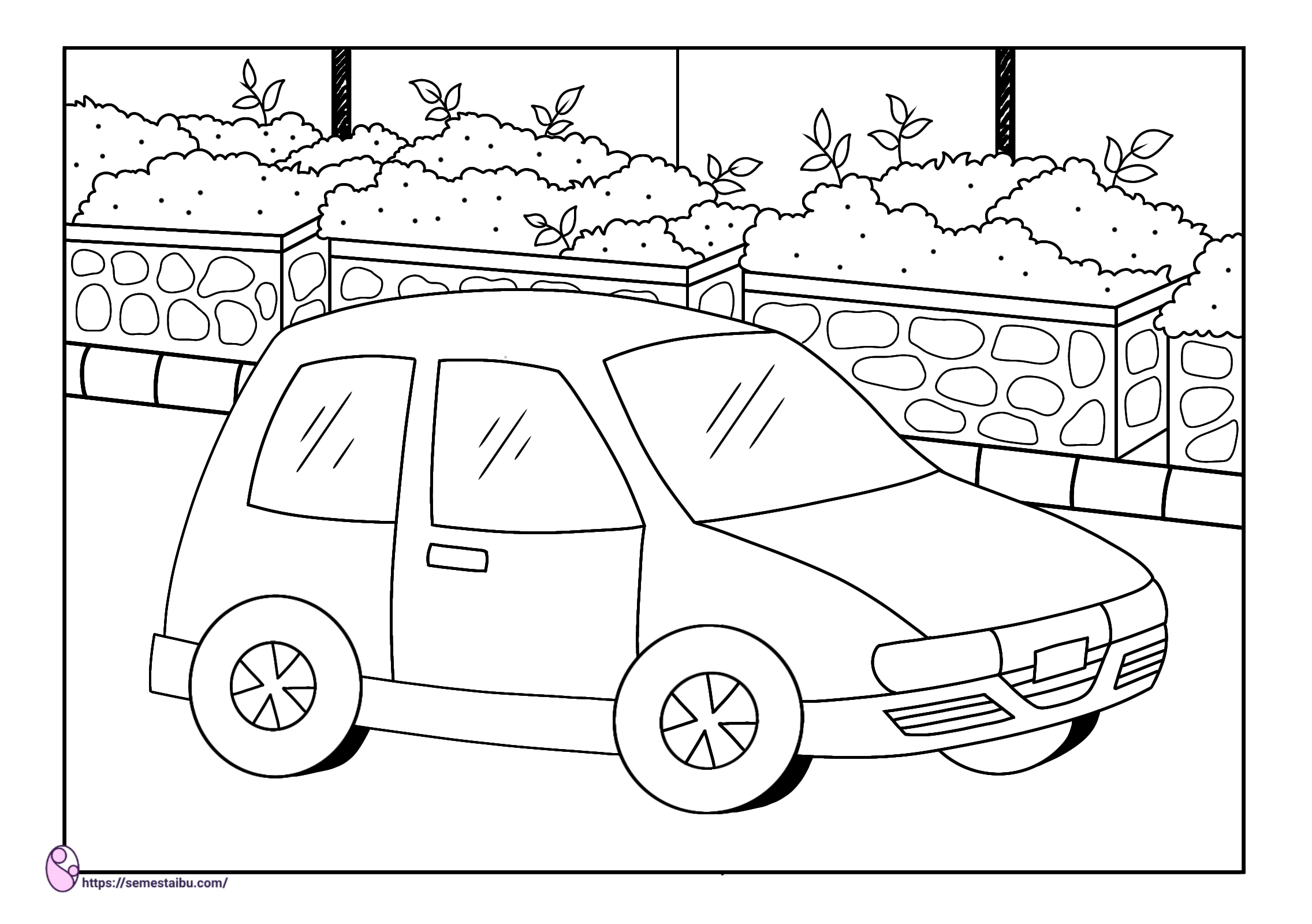 Detail Gambar Alat Transportasi Hitam Putih Untuk Diwarnai Nomer 32