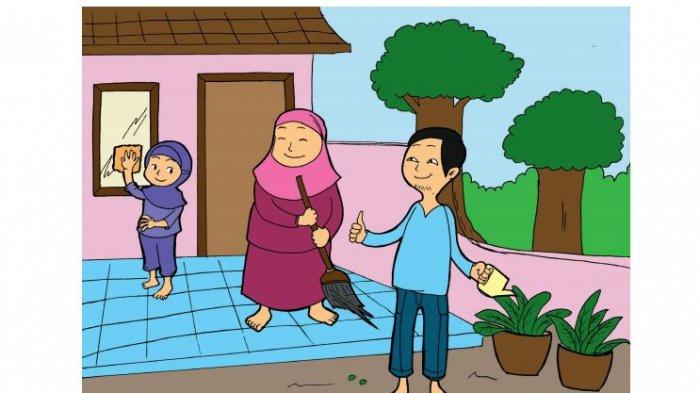 Download Gambar Anak Sd Berkumpul Di Lapangan Sekolah Nomer 18