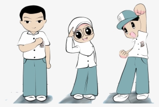 Detail Gambar Anak Sekolah Kartun Vektor Nomer 22