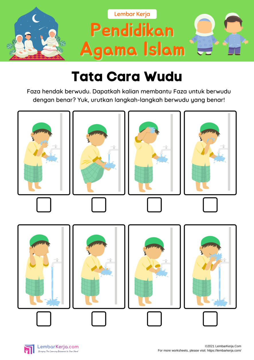 Download Gambar Anak Tata Cara Berwudhu Nomer 9