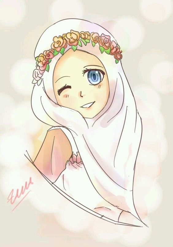 Detail Gambar Animasi Muslimah Cantik Nomer 15