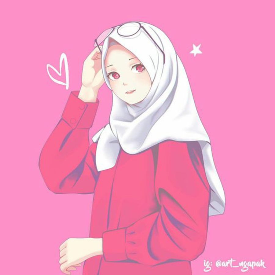 Detail Gambar Animasi Muslimah Cantik Gambar Animasi Muslimah Bercadar Nomer 11