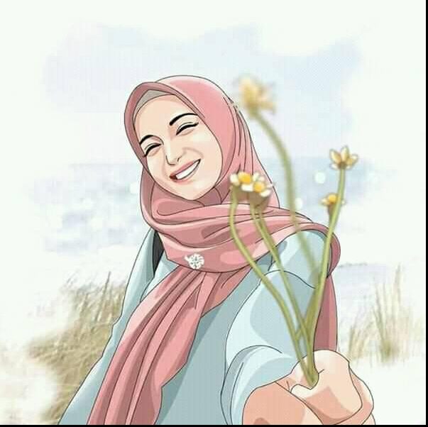 Detail Gambar Animasi Muslimah Cantik Gambar Animasi Muslimah Bercadar Nomer 22