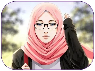 Detail Gambar Animasi Muslimah Cantik Gambar Animasi Muslimah Bercadar Nomer 45