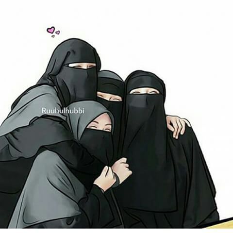 Detail Gambar Animasi Muslimah Cantik Kata Animasi Gambar Islam Bercadar Nomer 13