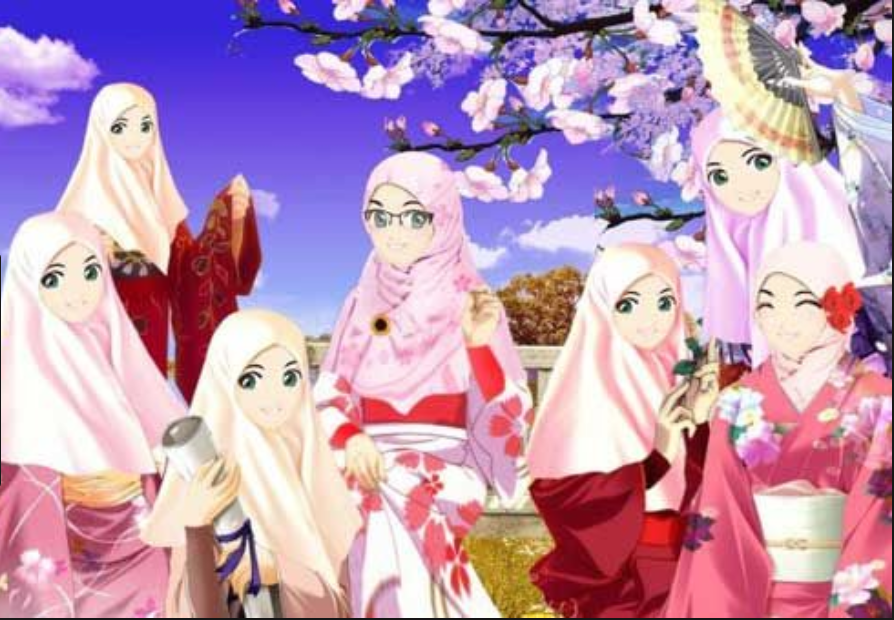 Detail Gambar Animasi Muslimah Cantik Kata Animasi Gambar Islam Bercadar Nomer 53