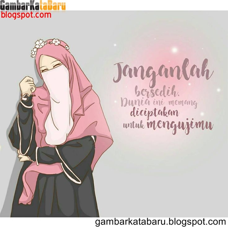 Detail Gambar Animasi Muslimah Cantik Kata Animasi Gambar Islam Bercadar Nomer 7
