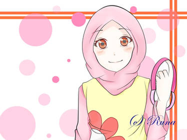 Detail Gambar Animasi Muslimah Setengah Badan Nomer 12