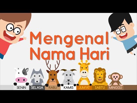 Detail Gambar Animasi Nama Hari Nomer 9