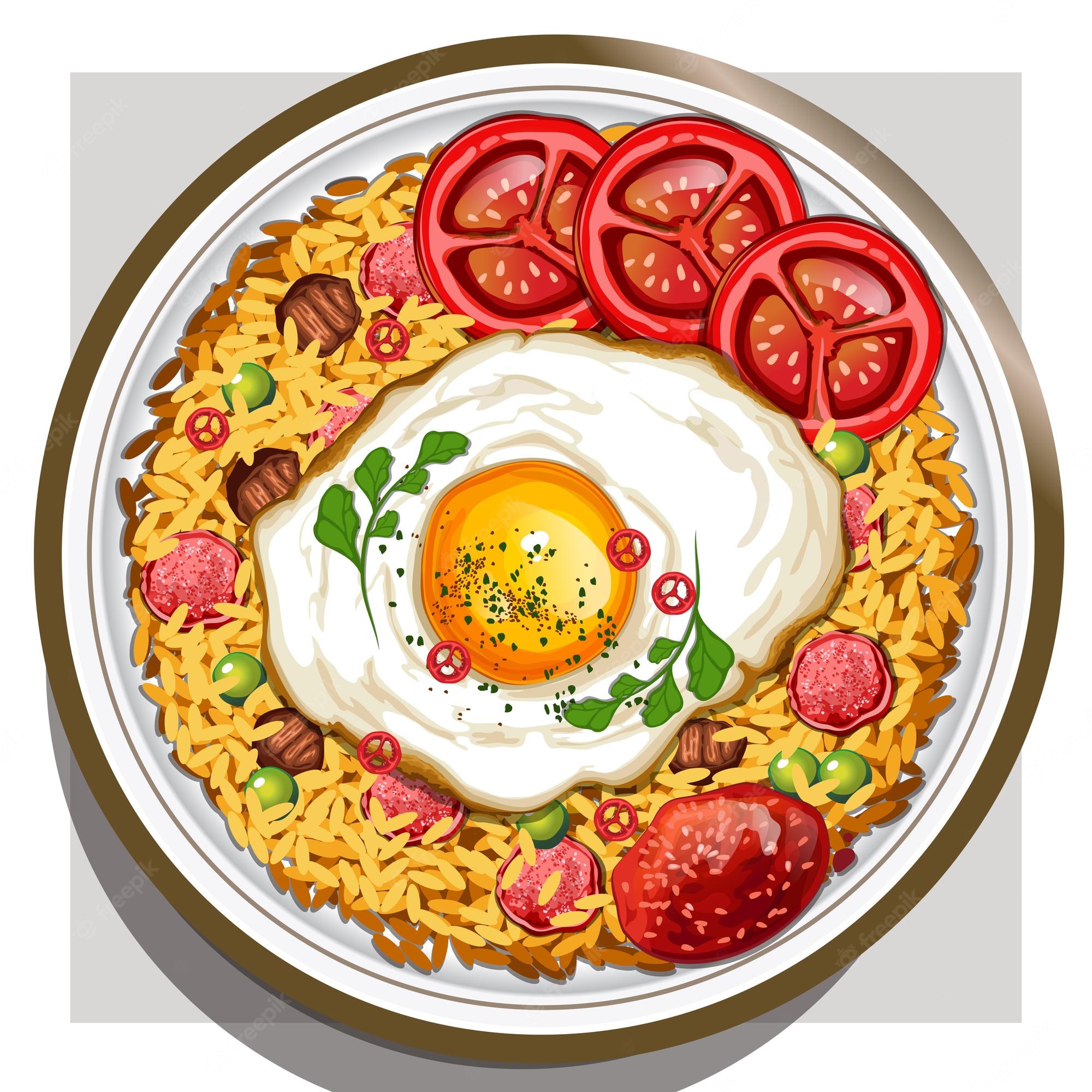 Detail Gambar Animasi Nasi Goreng Nomer 3