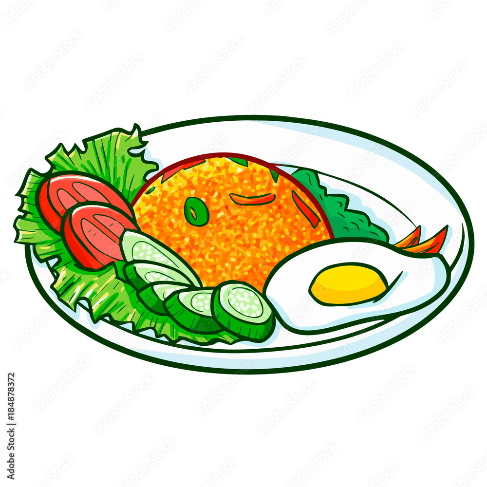 Detail Gambar Animasi Nasi Goreng Nomer 5