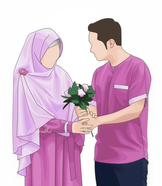 Detail Gambar Animasi Pasangan Muslim Nomer 12