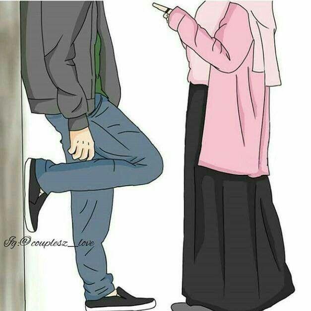 Detail Gambar Animasi Pasangan Muslim Nomer 14