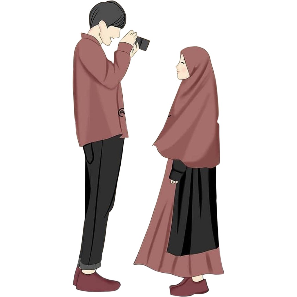 Detail Gambar Animasi Pasangan Muslim Nomer 16