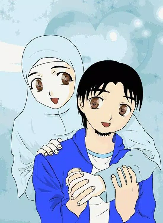 Detail Gambar Animasi Pasangan Muslim Nomer 22