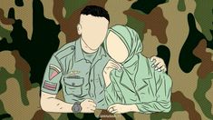 Detail Gambar Animasi Pasangan Tni Dan Muslimah Nomer 3