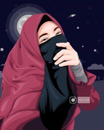 Detail Gambar Animasi Perempuan Hijab Nomer 21