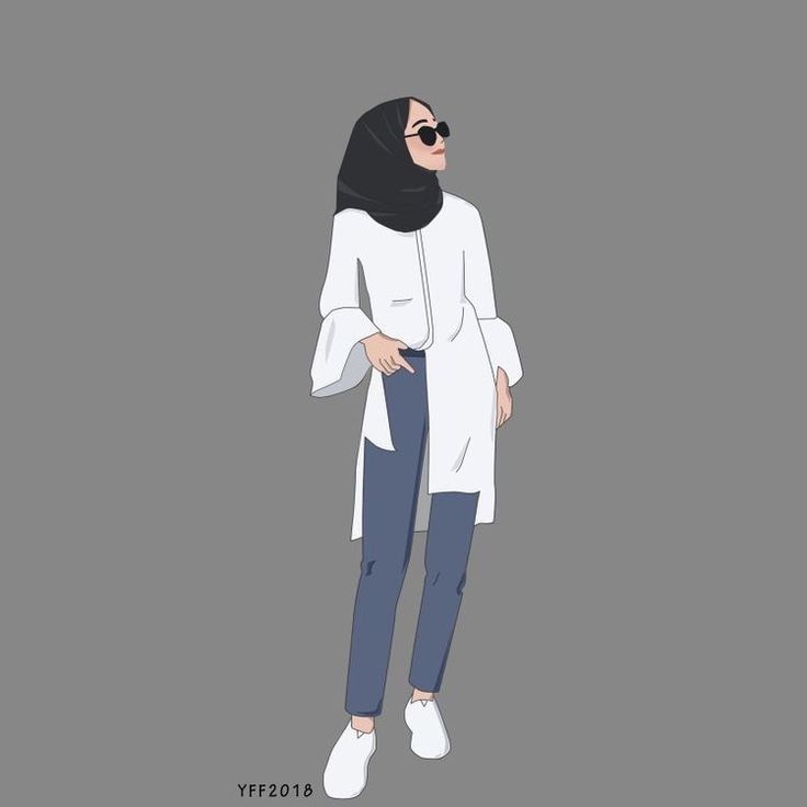 Detail Gambar Animasi Perempuan Hijab Nomer 5
