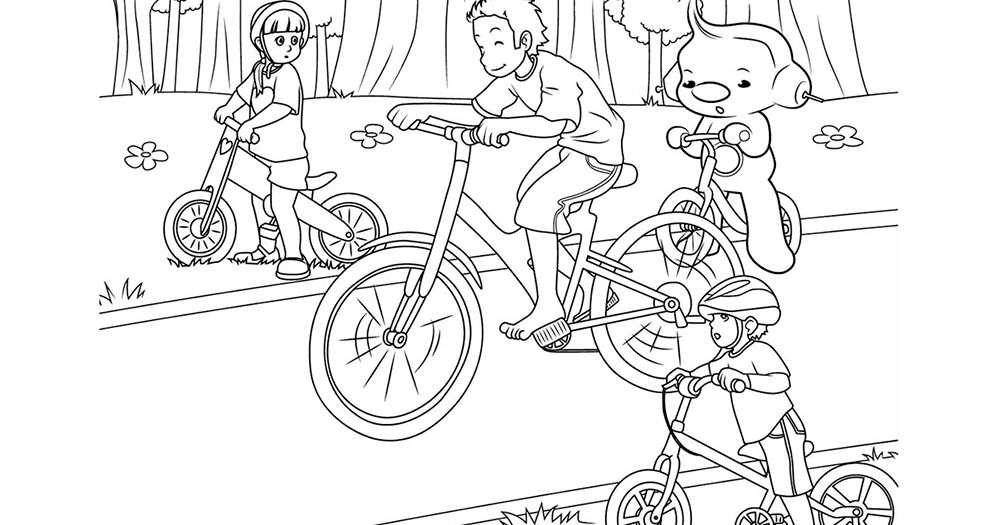 Detail Gambar Animasi Sepeda Untuk Anak Tk Nomer 15