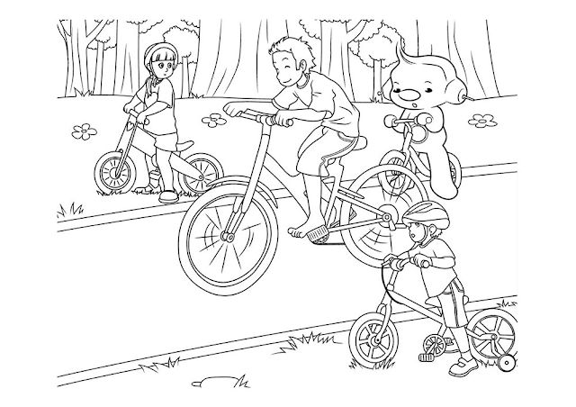 Detail Gambar Animasi Sepeda Untuk Anak Tk Nomer 18