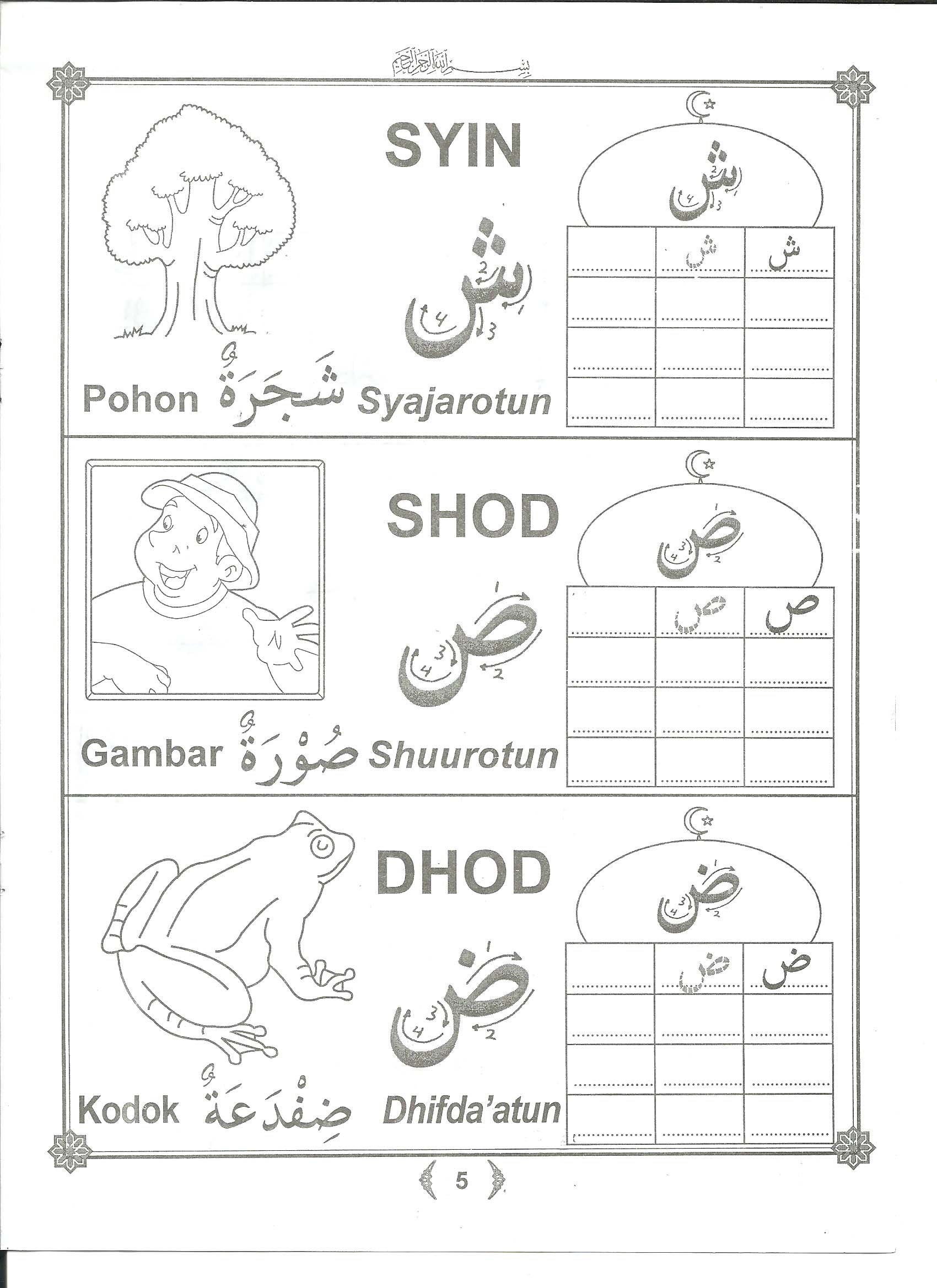 Detail Gambar Arab Mewarnai Islami Untuk Anak Tpq Nomer 17