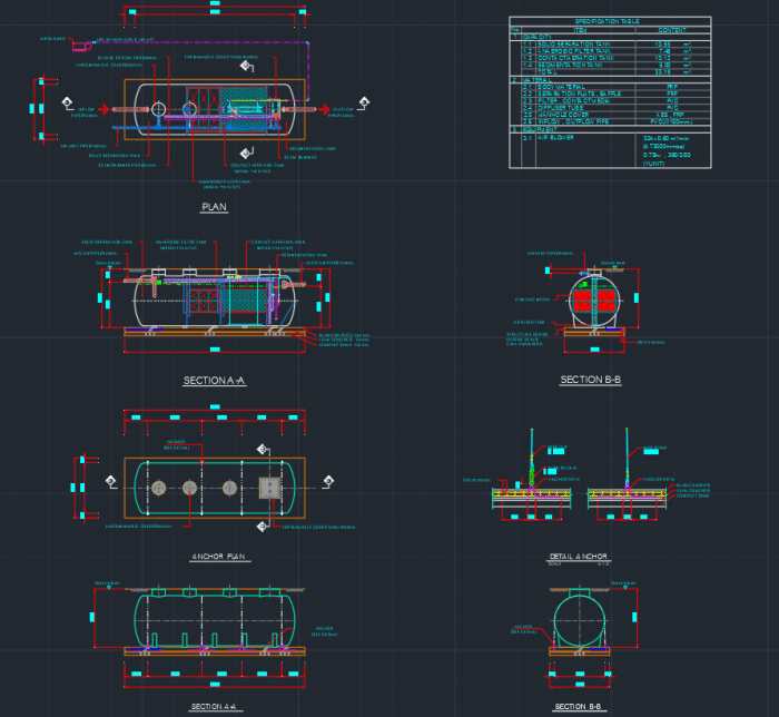 Detail Gambar Auto Cad Untuk Detail Septic Tank Nomer 16