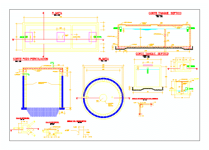 Detail Gambar Auto Cad Untuk Detail Septic Tank Nomer 50