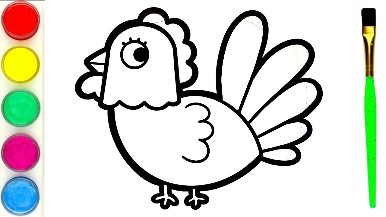 Detail Gambar Ayam Untuk Mewarna Nomer 10