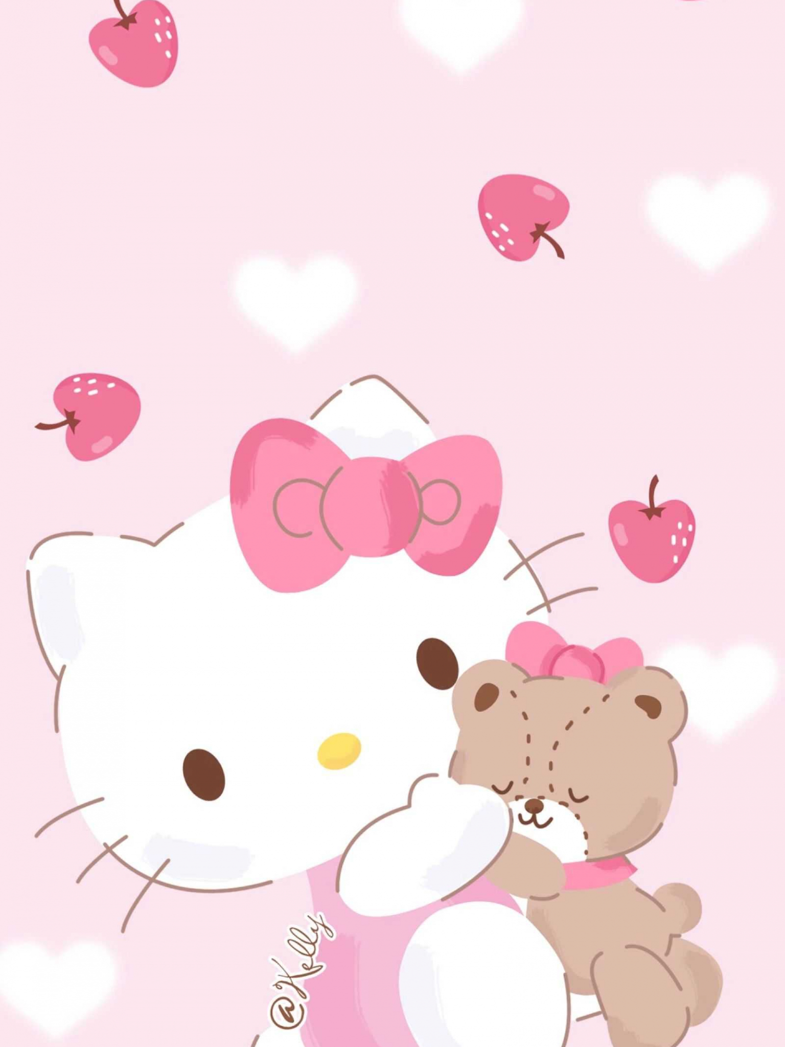 Detail Gambar Background Hello Kitty Nomer 24