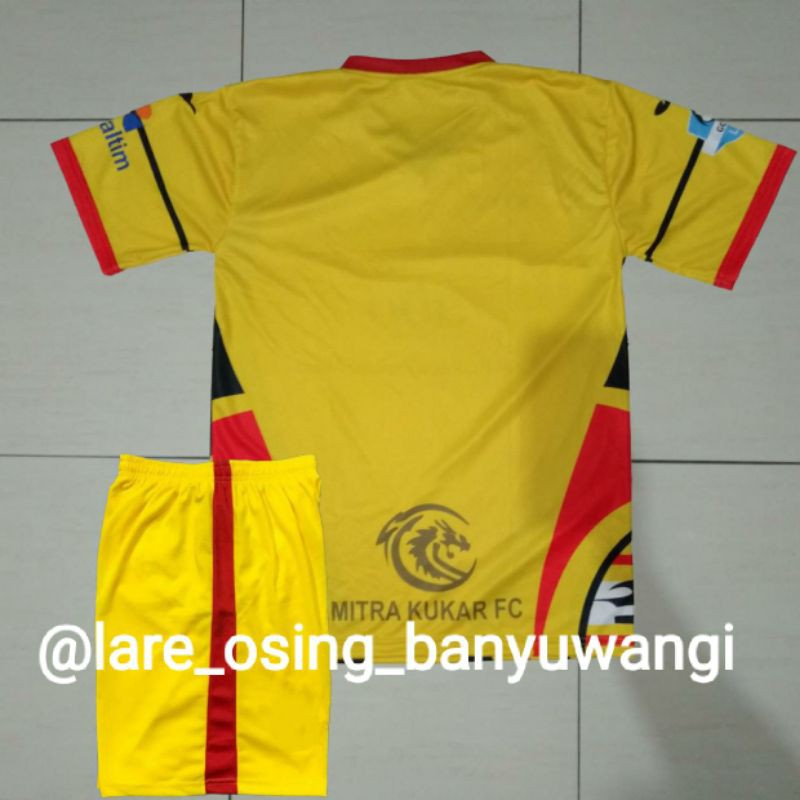 Detail Gambar Baju Bola Terbaru Liga 1 Mitra Kukar Nomer 5