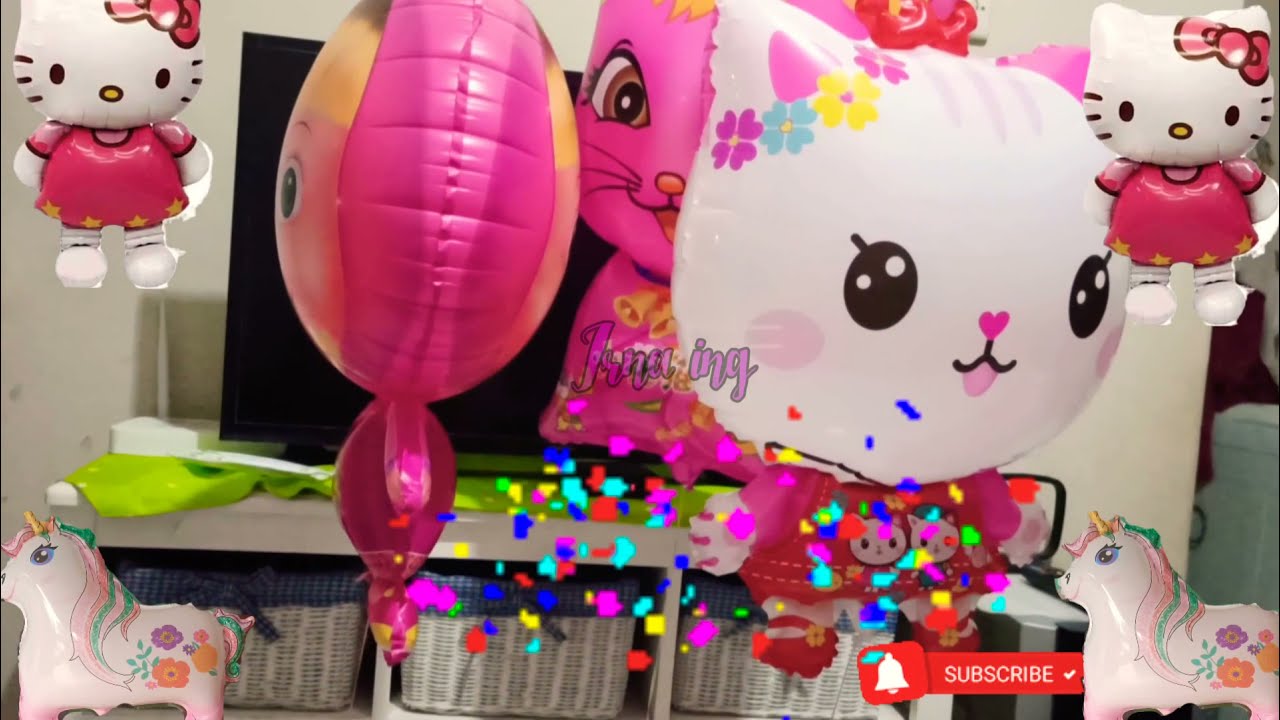 Detail Gambar Balon Hello Kitty Nomer 17