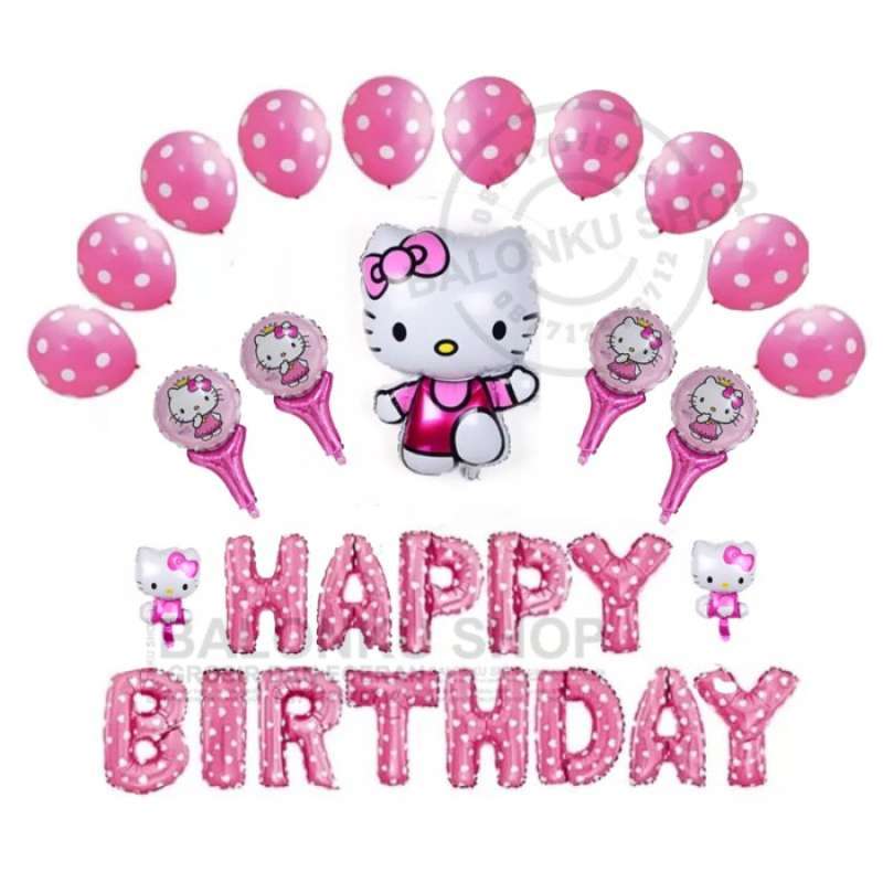 Detail Gambar Balon Hello Kitty Nomer 34