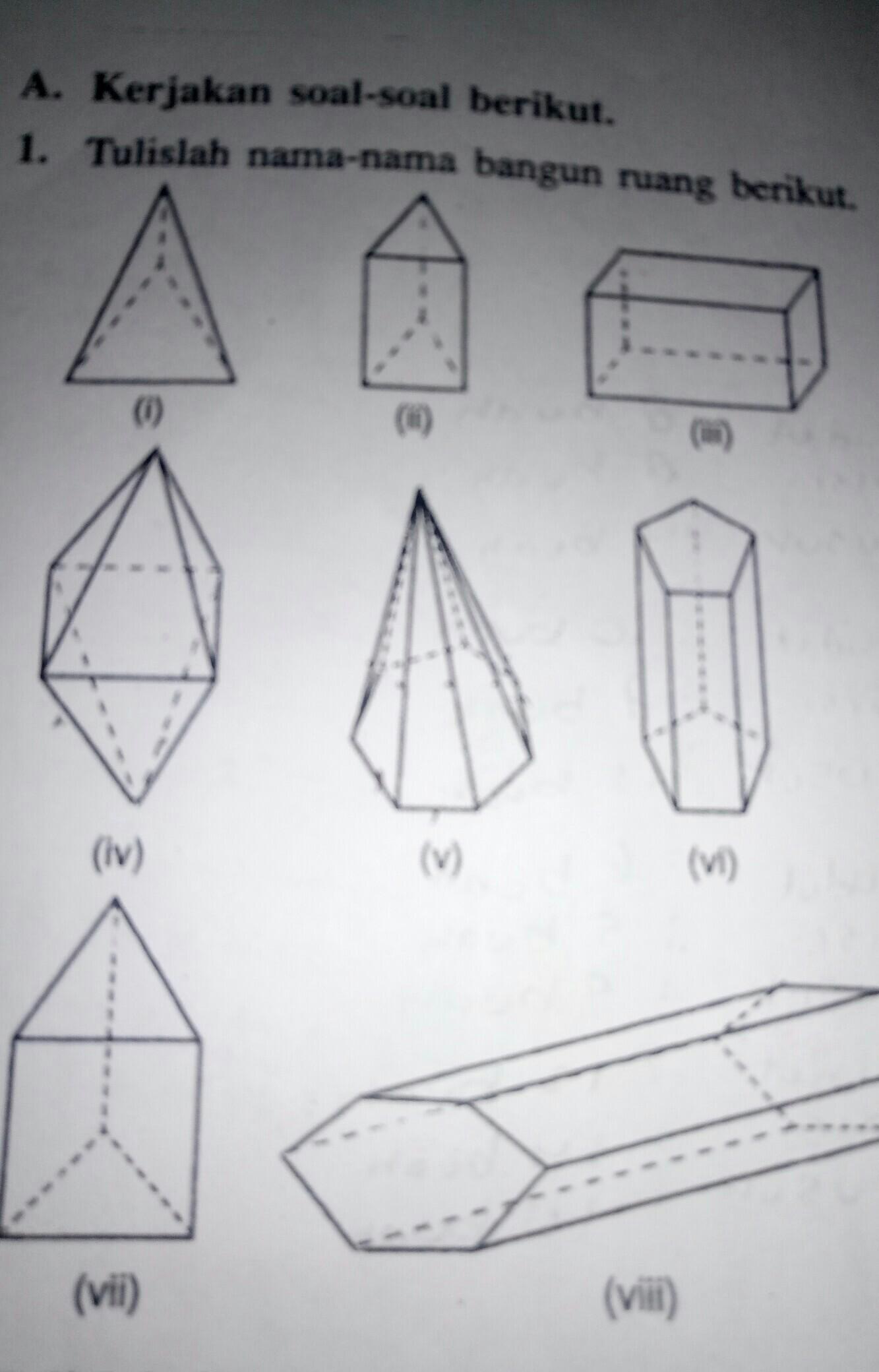 Detail Gambar Bangun Ruang Beserta Namanya Nomer 15