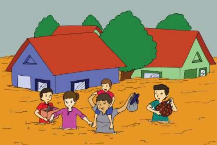 Detail Gambar Banjir Untuk Anak Tk Nomer 3