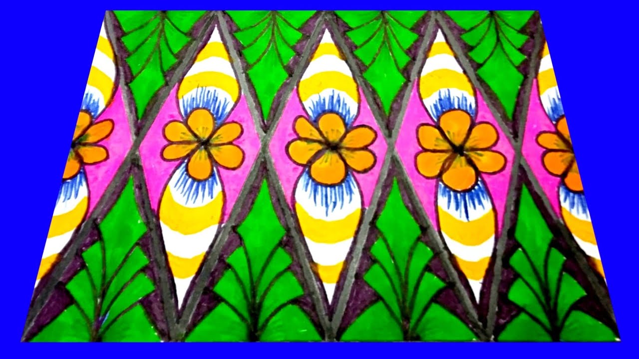 Gambar Batik Bunga Mudah Untuk Anak Sd - KibrisPDR