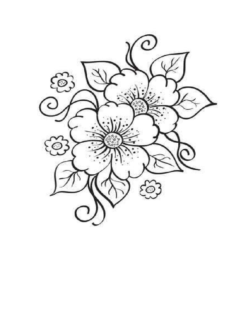Detail Gambar Batik Bunga Untuk Mewarnai Nomer 31