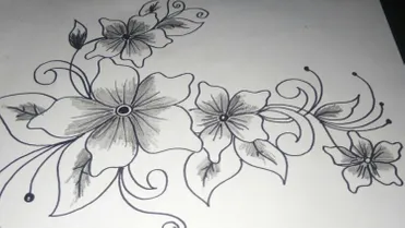 Detail Gambar Batik Bunga Untuk Mewarnai Nomer 40