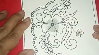 Detail Gambar Batik Bunga Yang Mudah Digambar Di Buku Gambar Nomer 11