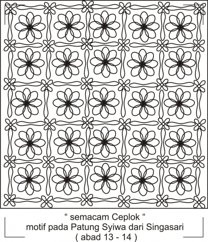 Detail Gambar Batik Bunga Yang Mudah Digambar Di Buku Gambar Nomer 34