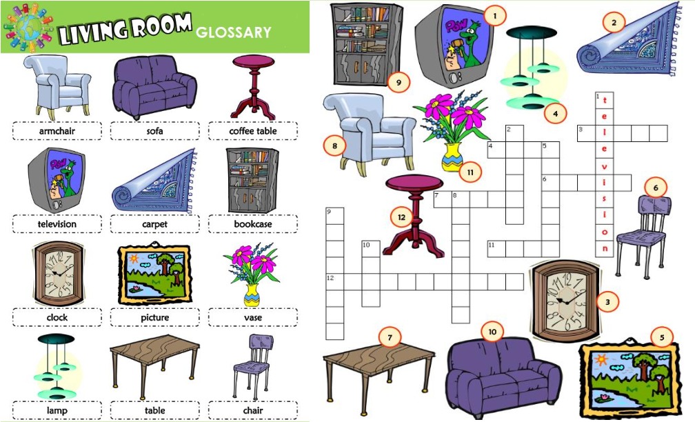 Detail Gambar Benda Yang Ada Di Ruang Tamu Dalam Bahasa Inggris Nomer 13