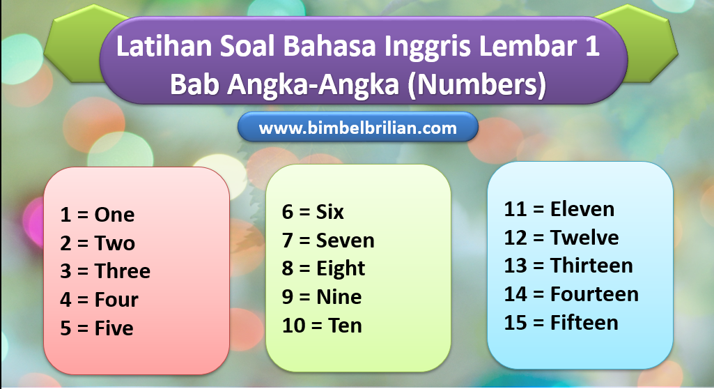 Detail Gambar Bimber Bahasa Ingris Anak Sd Nomer 12