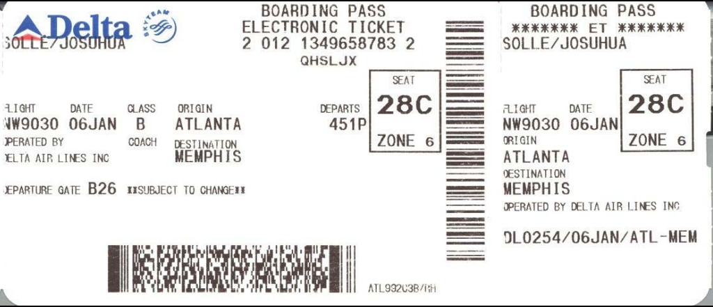 Detail Gambar Boarding Pass Nomer 2