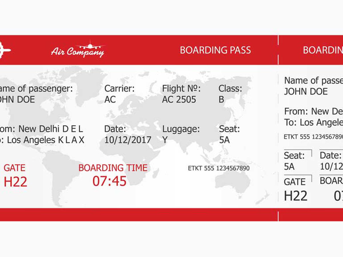 Detail Gambar Boarding Pass Nomer 35