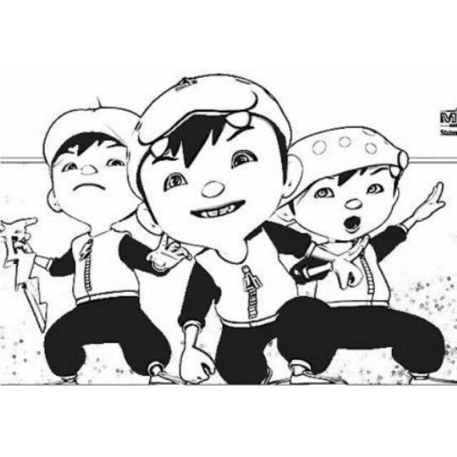 Detail Gambar Boboiboy Untuk Diwarnai Nomer 13