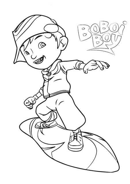 Detail Gambar Boboiboy Untuk Diwarnai Nomer 10