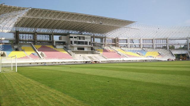 Detail Gambar Bola Di Lapangan Stadion Nomer 5