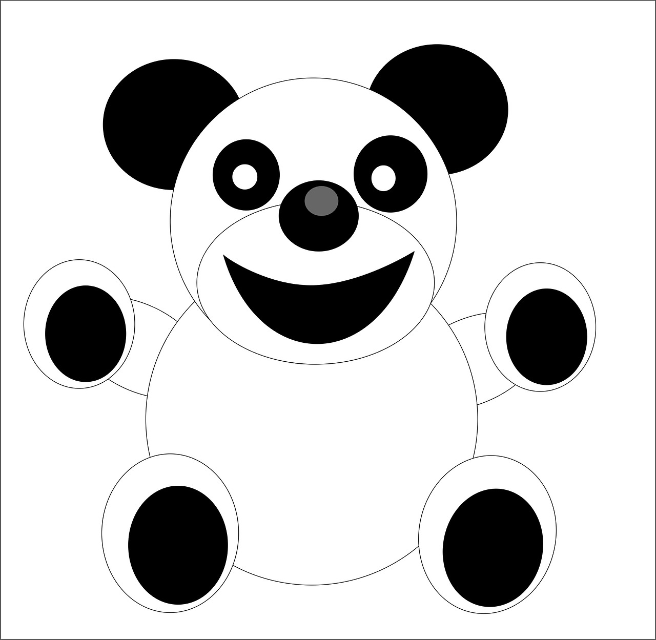 Detail Gambar Boneka Panda Kartun Nomer 4