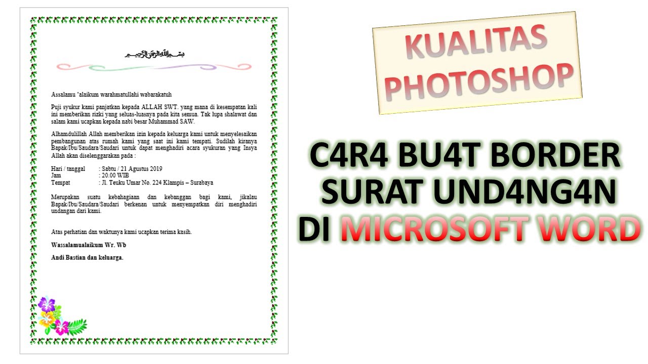 Detail Gambar Border Untuk Surat Nomer 28