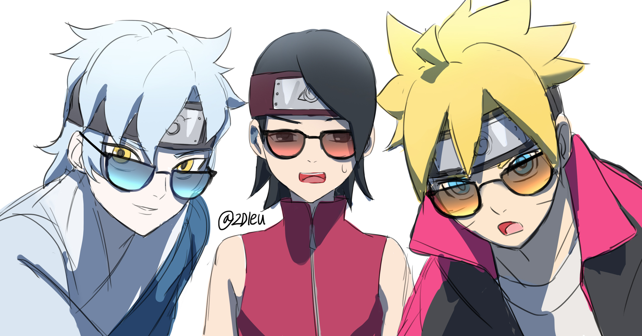 Detail Gambar Boruto Sarada Mitsuki Nomer 7